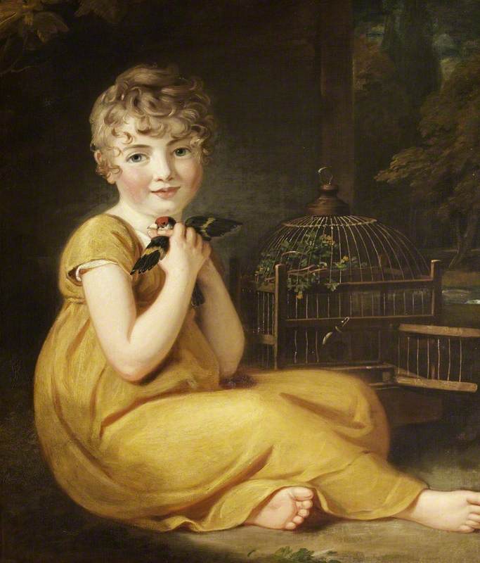 A Child with a Goldfinch