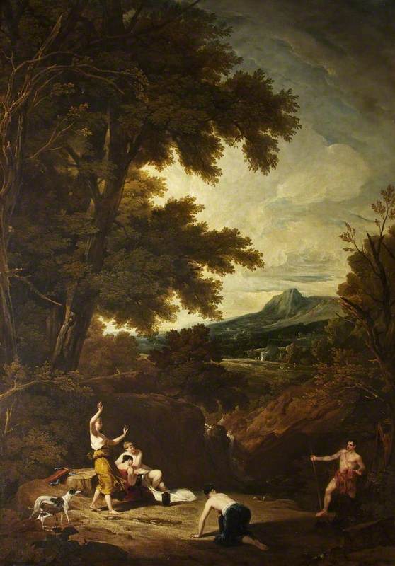 Classical Landscape with Diana and Actaeon