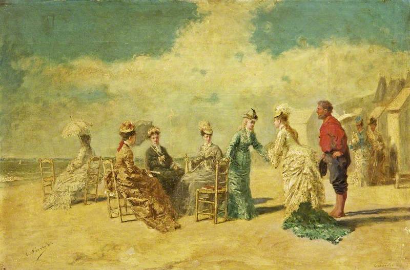 Women on Deauville Beach