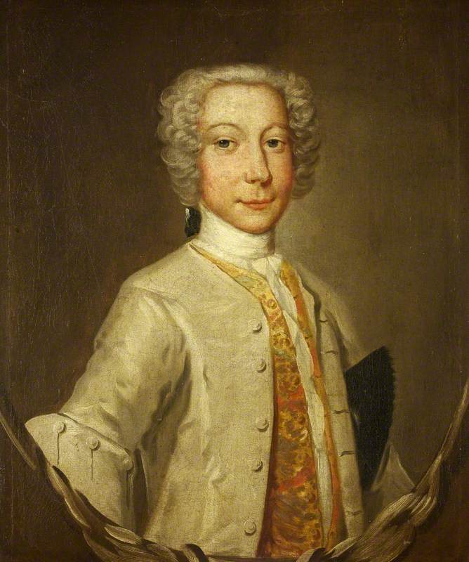 Portrait of an Unknown Young Man in a Silver-White Coat