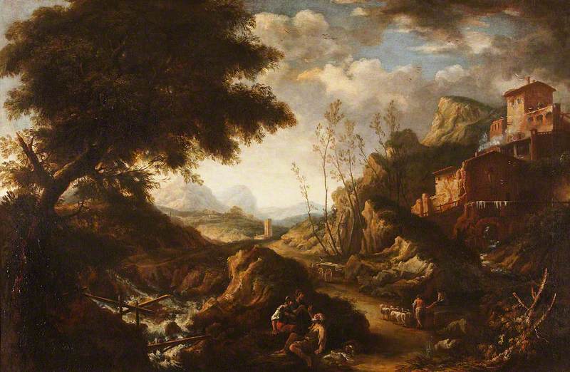 Landscape with a Torrent