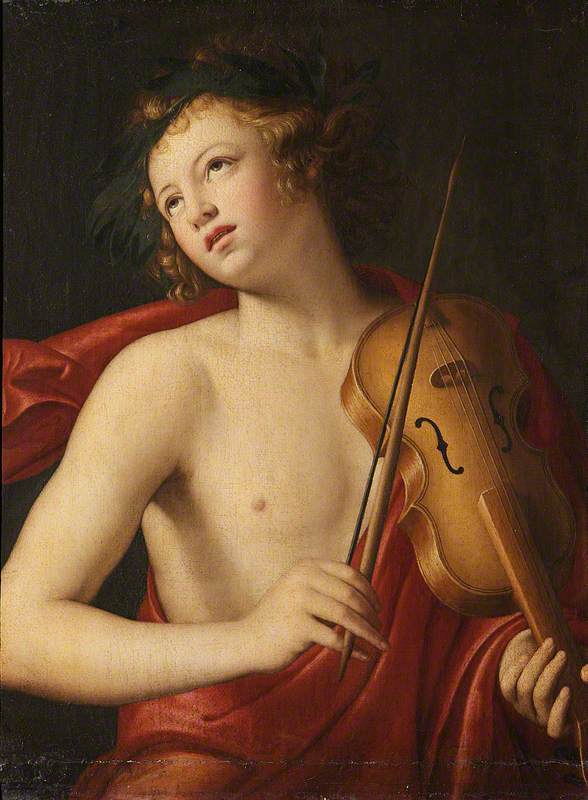 Orpheus Playing a Viol