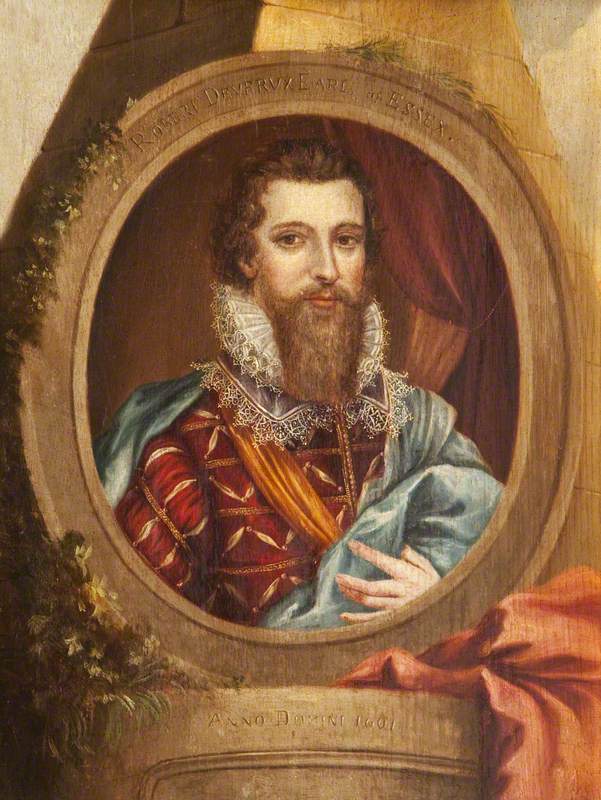 Robert Devereux (1566–1601), 2nd Earl of Essex, in a Memorial Setting