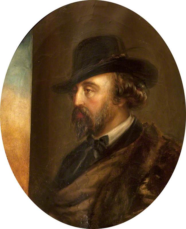 Marmion Edward Ferrers (1813–1884), in Three-Quarters Profile to the Left, in a Hat
