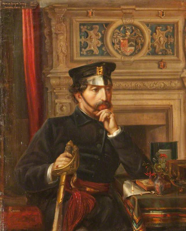 Captain Marmion Edward Ferrers (1813–1884), in the Uniform of the Warwickshire Militia 