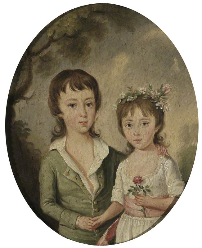 William Searle Benthall (d.1854), and His Sister Elizabeth Benthall