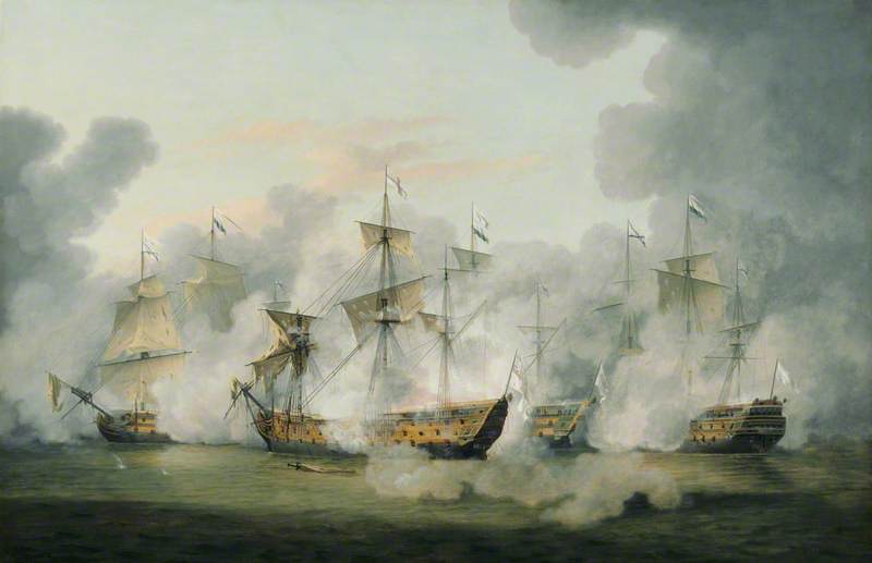 The Battle of Martinique, 17 April 1780 