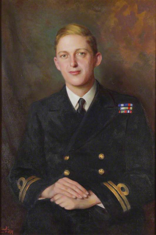 Lieutenant-Commander Thomas Hornyold-Strickland (1921–1983), 7th Count della Catena