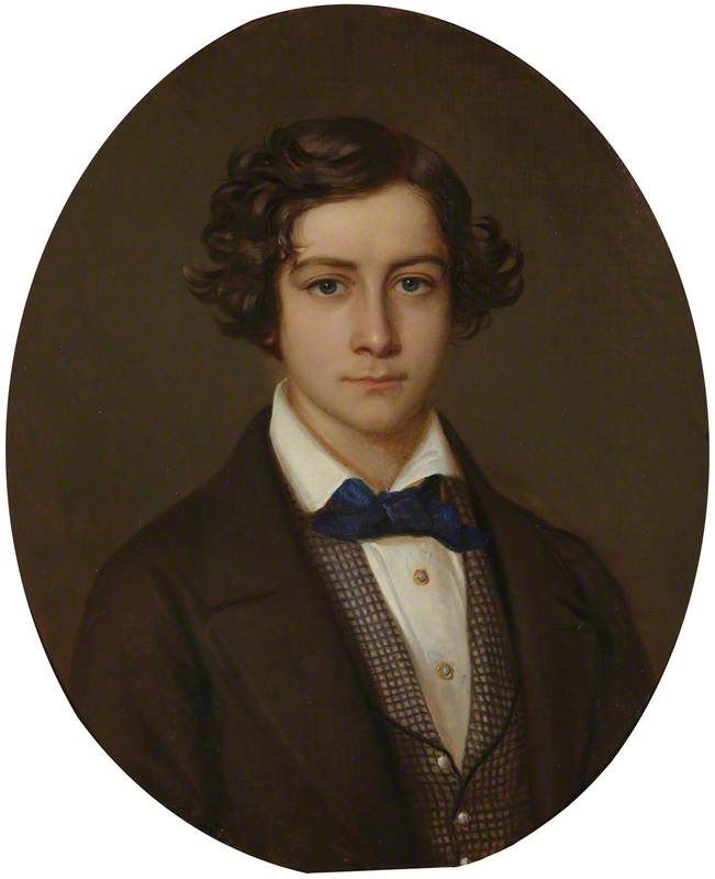 Sir Herbert George Denman Croft (1838–1902), 9th Bt, as a boy