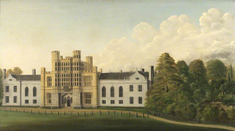 A View of Coughton Court from the West, before 1835