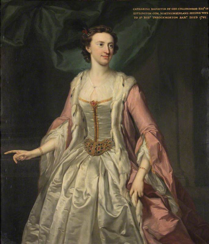 Catherine Collingwood (d.1761), Lady (Robert) Throckmorton