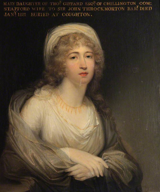 Maria Catherine Giffard (1762–1821), Lady Throckmorton 
