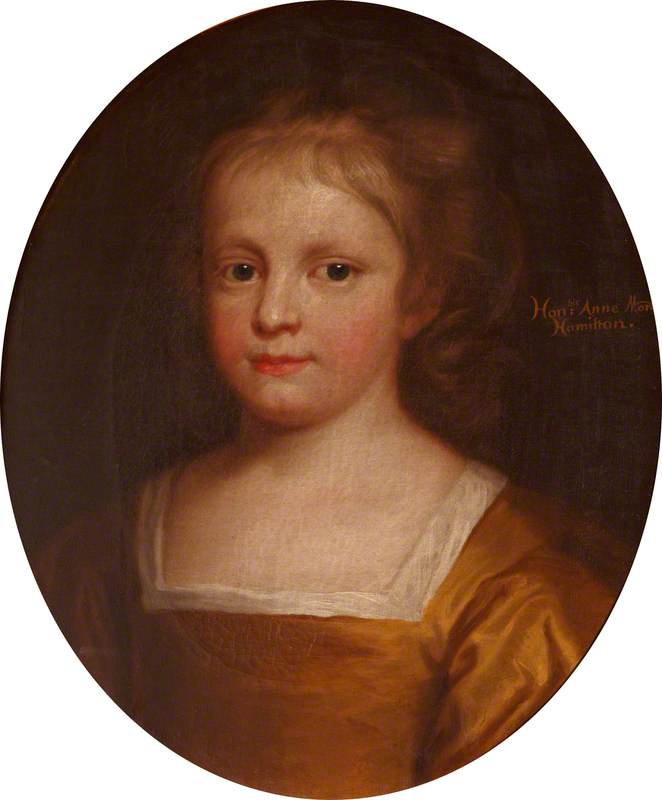 The Honourable Anne Mordaunt (b.1666), Later the Honourable Mrs James Hamilton of Tollymore