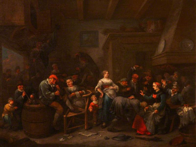 Playing Forfeits (Revellers in an Inn)