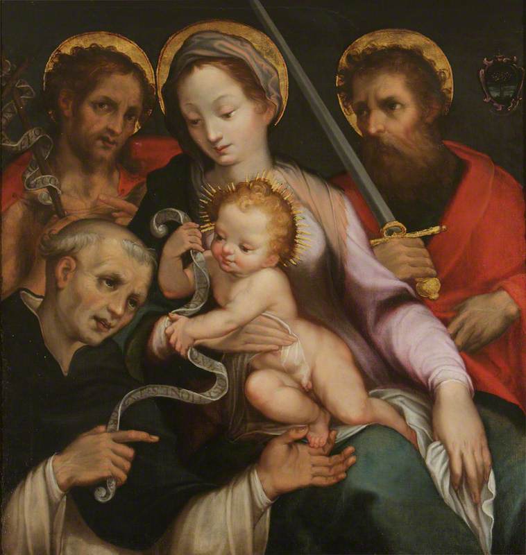 The Madonna and Child with Saint John the Baptist, Saint Paul and Saint Hyacinth