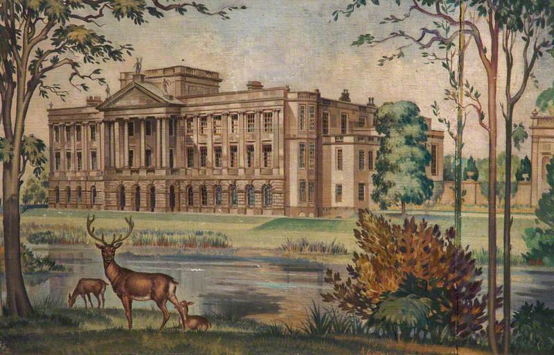 A View of Lyme Hall 