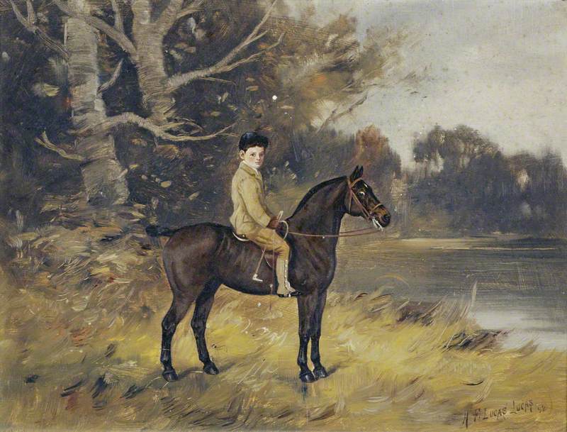 Frederick Fermor-Hesketh (1883–1910), as a Young Boy on His Pony
