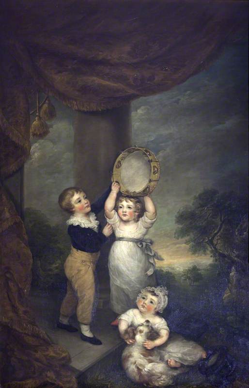 Thomas William Anson (1795–1854), Later 1st Earl of Lichfield, Anne Margaret Anson (1796–1882), Later Countess of Rosebery, and George Anson (1797–1857), Later Major General and Commander in Chief of India, as Children