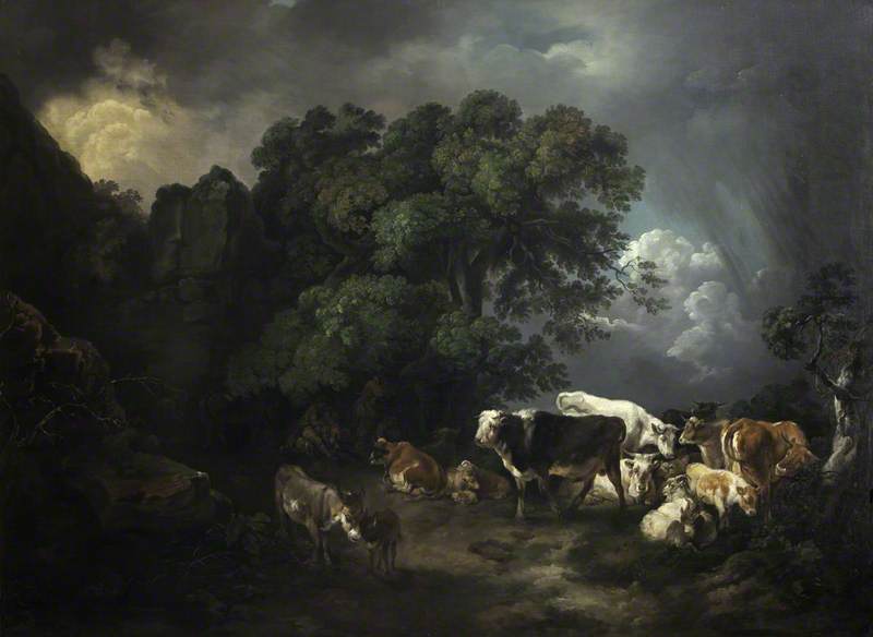 Animals Sheltering in a Storm