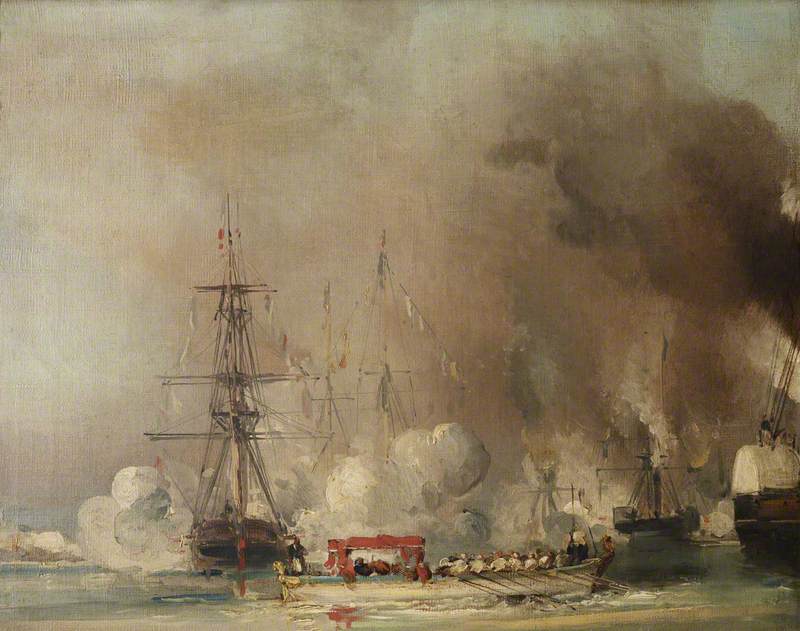 The Departure from Tréport of Queen Victoria, 7 September 1843