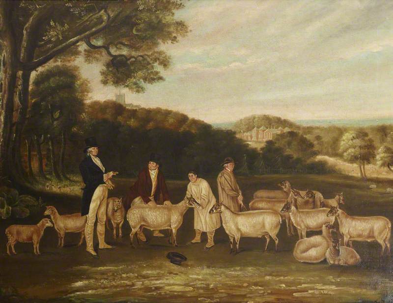 Thomas William Coke (1752–1842), 1st Earl of Leicester, and His Southdown Sheep