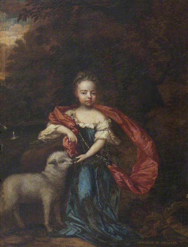 Jane Brownlow (1689–1736), Later Duchess of Ancaster, as Saint Agnes
