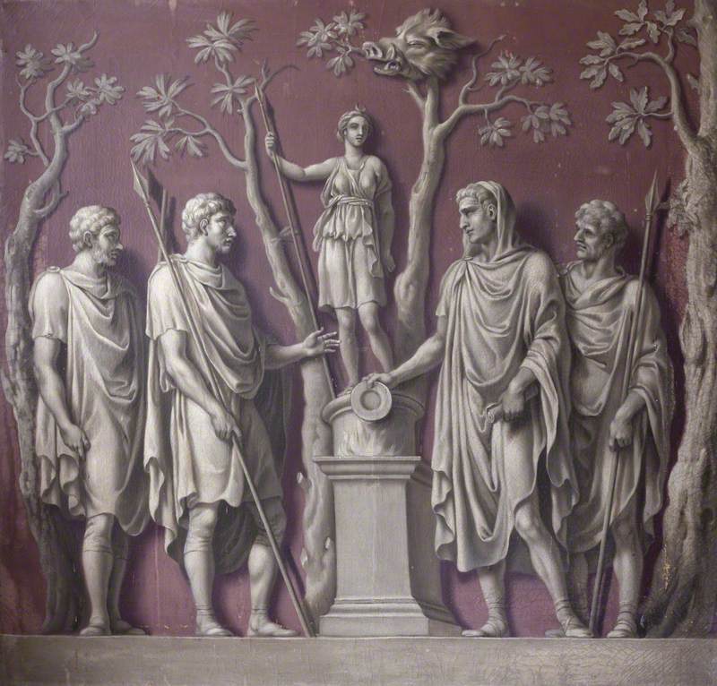 The Emperor Constantine Sacrificing to Diana