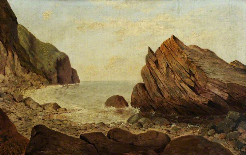 Coastal Scene with Rocky Bay