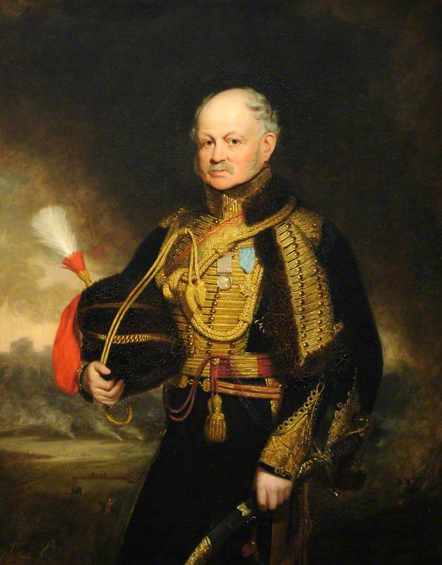 Sir Lovel Benjamin Lovell (Badcock) (1786–1861), in Hussar Uniform