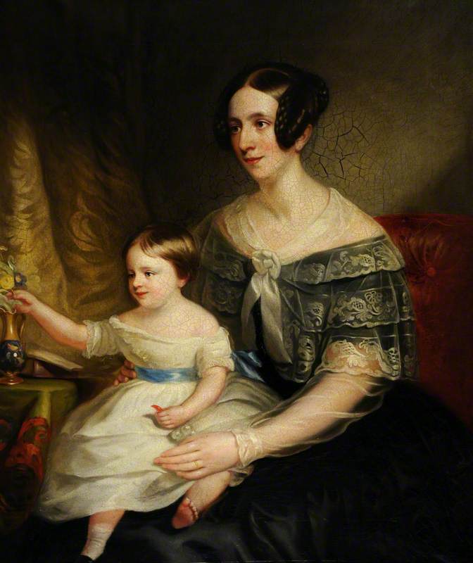 Portrait of an Unknown Lady and Child