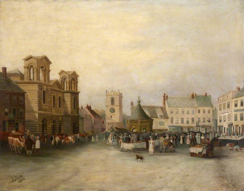 Morpeth Market Place, 1897