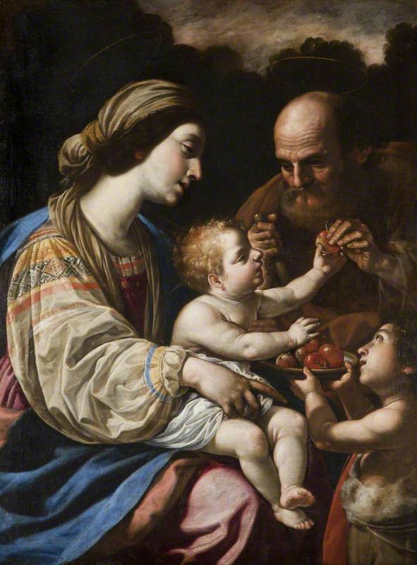 Holy Family with Saint John Offering Fruit