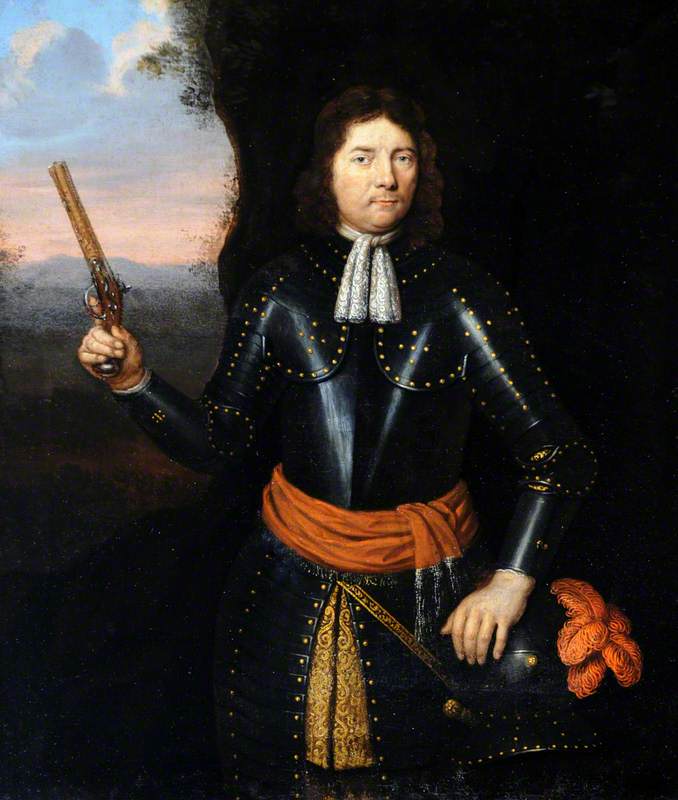 Portrait of an Unknown Gentleman in Armour, with a Pistol