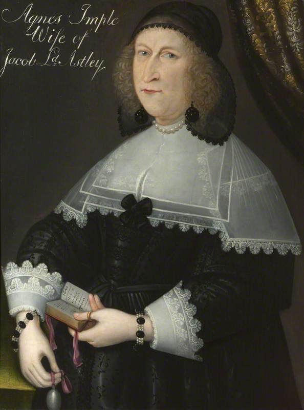 Agnes Impel (d. after 1652), Lady Astley, in Mourning Dress