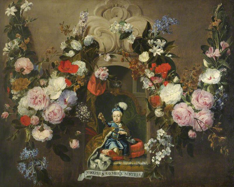 Joseph II (1741–1790), Future King of Hungary and Holy Roman Emperor, as a Child in a Floral Setting