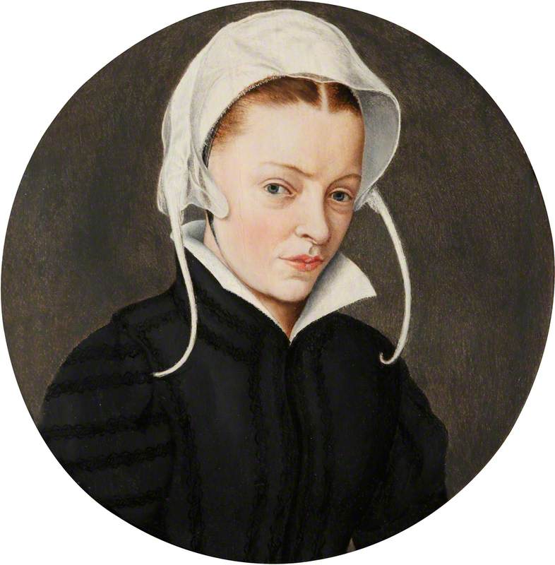 Portrait of a Woman in a White Bonnet