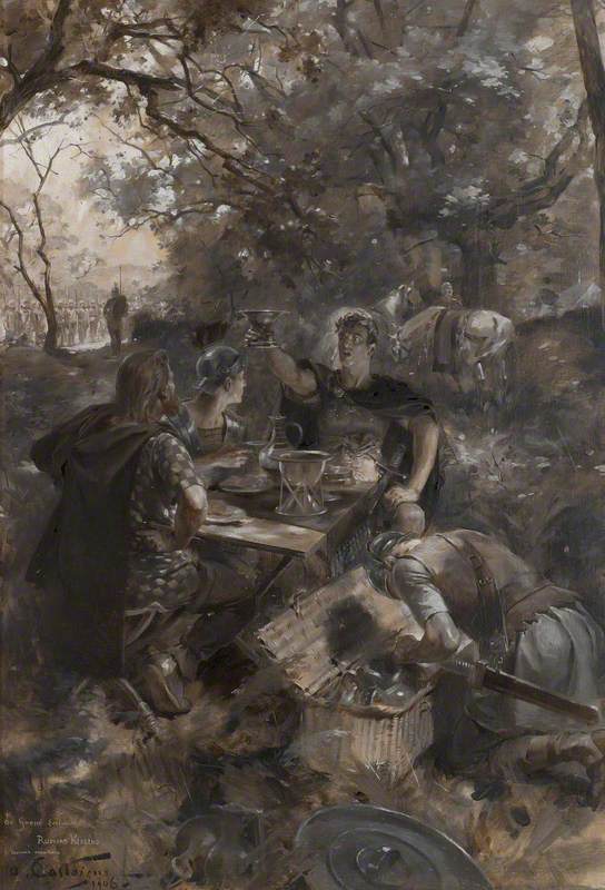 Warriors Resting Beneath a Tree ('Remember that you have sat with the Emperor of Britain and Gaul': Puck of Pook's Hill)