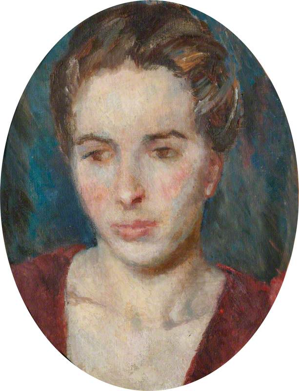 Study of the Head of Barbara Foy-Mitchell (1912–2005), Mrs Alan Clutton-Brock