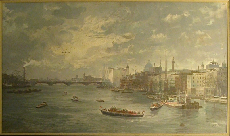 'Westwood to Morden' (View of the Thames from the East)