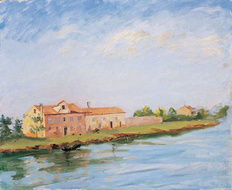 River Landscape near Venice