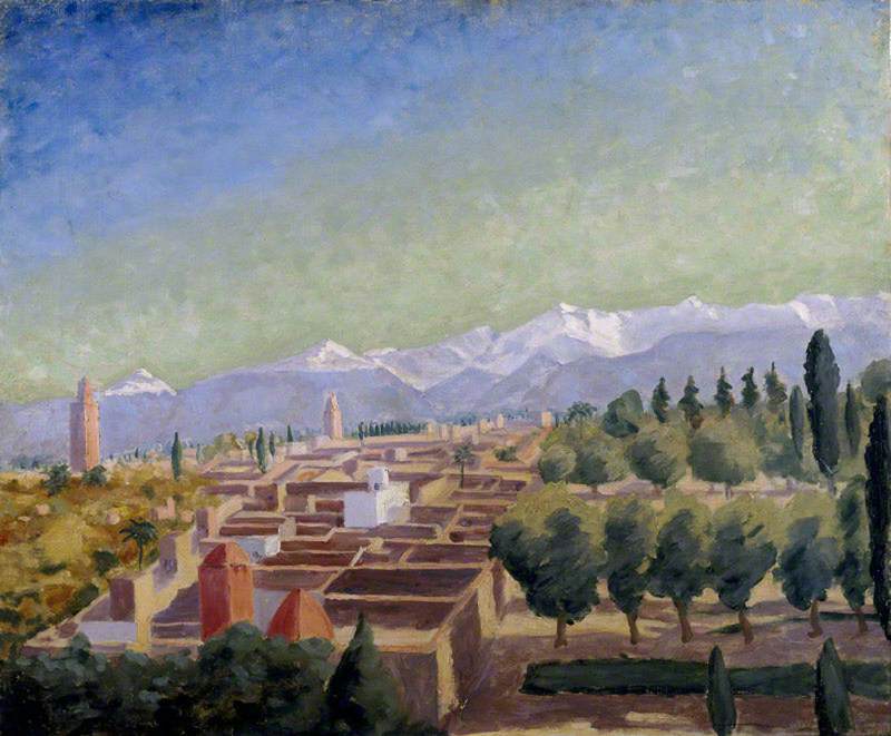 A View of Marrakech and the Atlas Mountains (II)