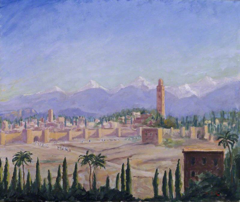 A View of Marrakech and the Atlas Mountains (III)