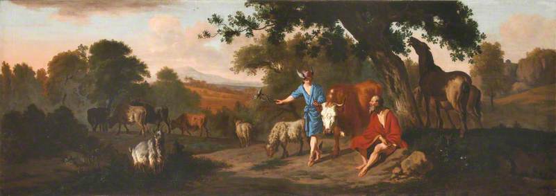 Landscape with Mercury and Battus and Various Animals