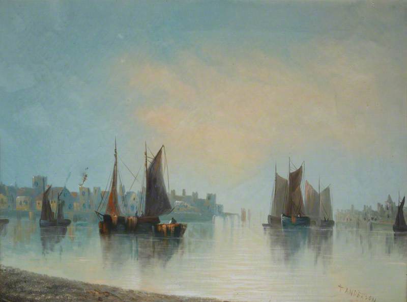 Sailing Vessels in a Harbour*