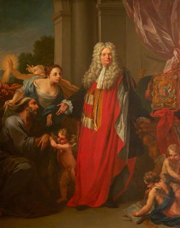 Allegorical Portrait of Thomas Parker (1666–1732), 1st Earl of Macclesfield