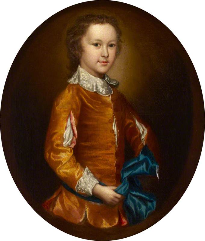 Christopher Wilkinson as a Boy, in Van Dyck Dress