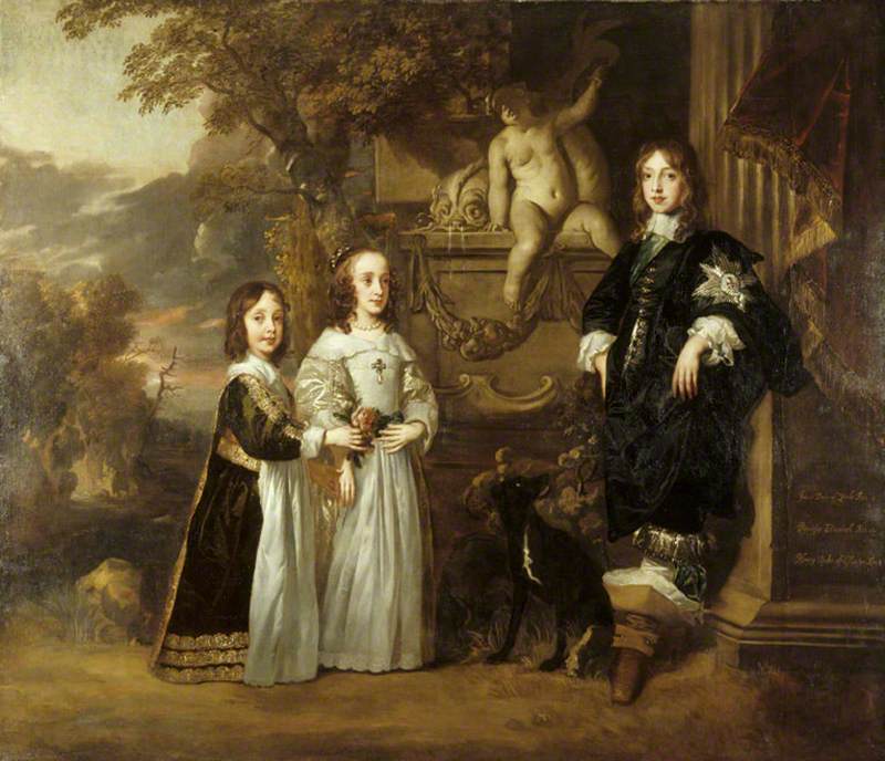 The Three Younger Children of Charles I: James (1633–1701), Duke of York, Later James II, Aged 14; Princess Elizabeth (1635–1650), Aged 12; and Henry (1639–1660), Duke of Gloucester, Aged 8