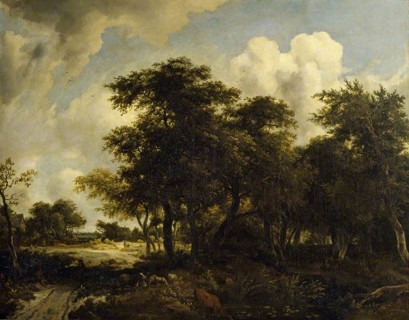 A Landscape with a Common and Coppice and Cattle