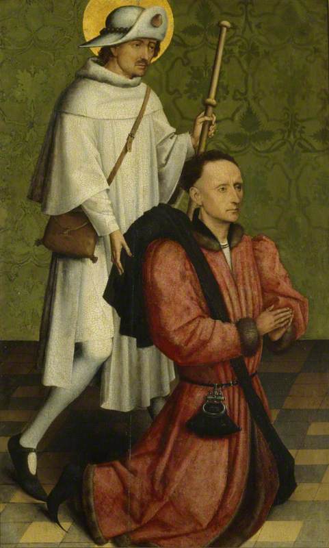 A Donor and Saint James the Great