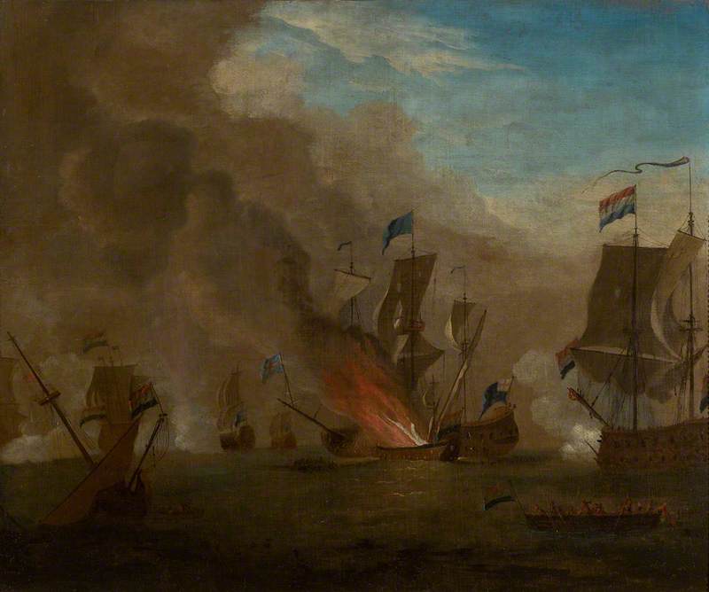 The Battle of Sole Bay, 1672